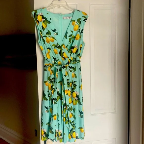 Chetta B Dresses Chetta B Lemon Summer Dress Poshmark